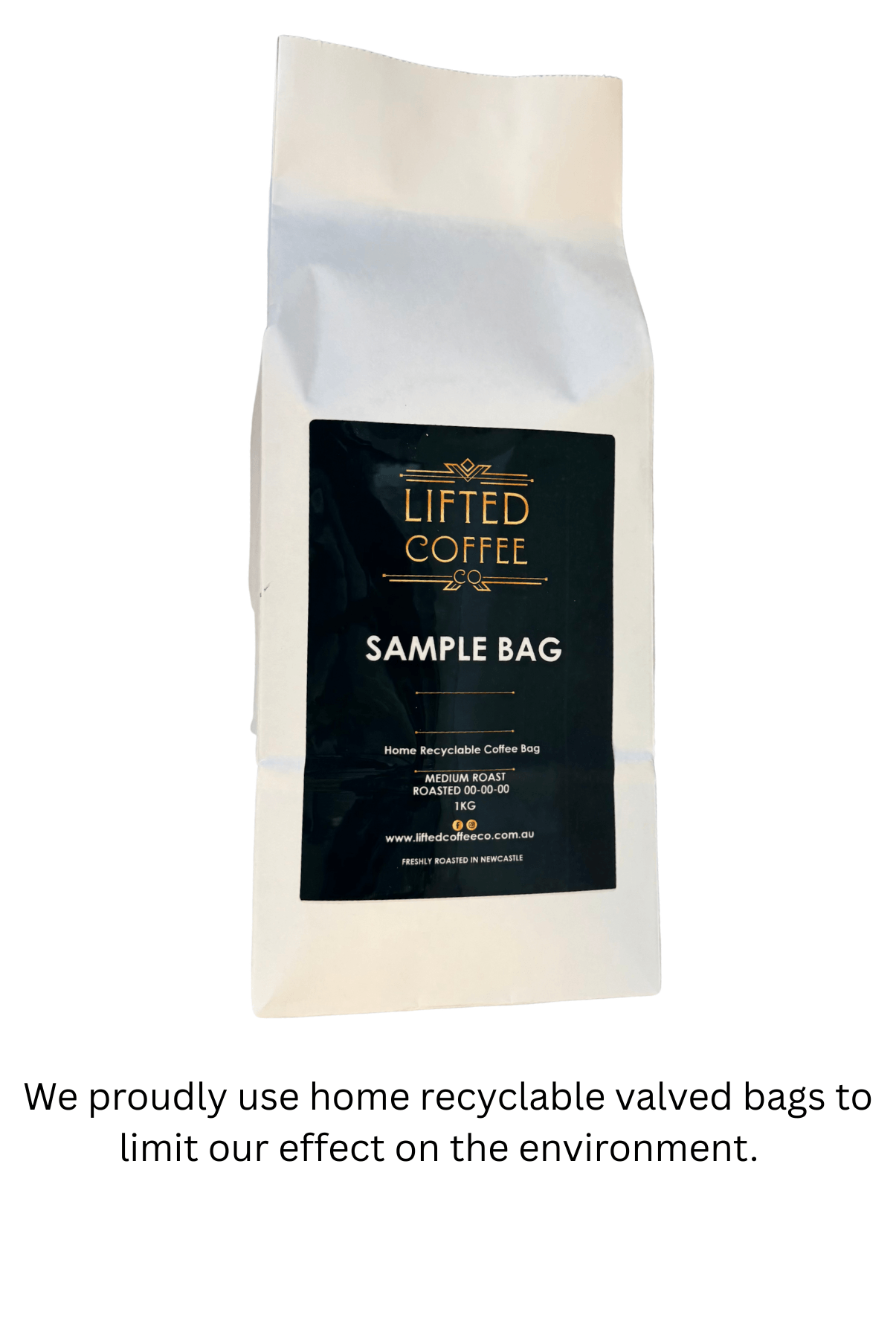 Eco friendly coffee bag conscious roasting